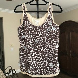 JCREW SPOTS & SPARKLES CAMI TANK #27283 LEOPARD 8